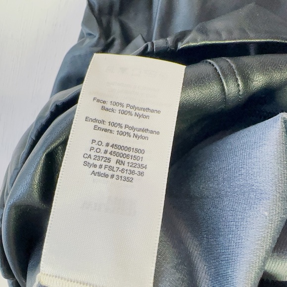 NWT Aritzia Wilfred leather leggings Size S/M - Picture 5 of 8